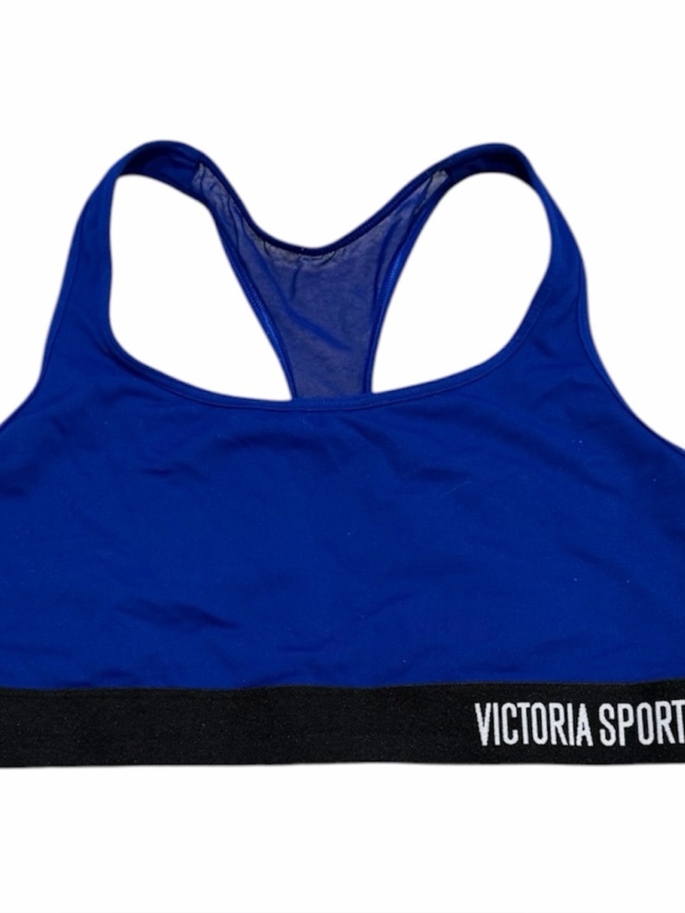 Blue Racerback Sports Bra